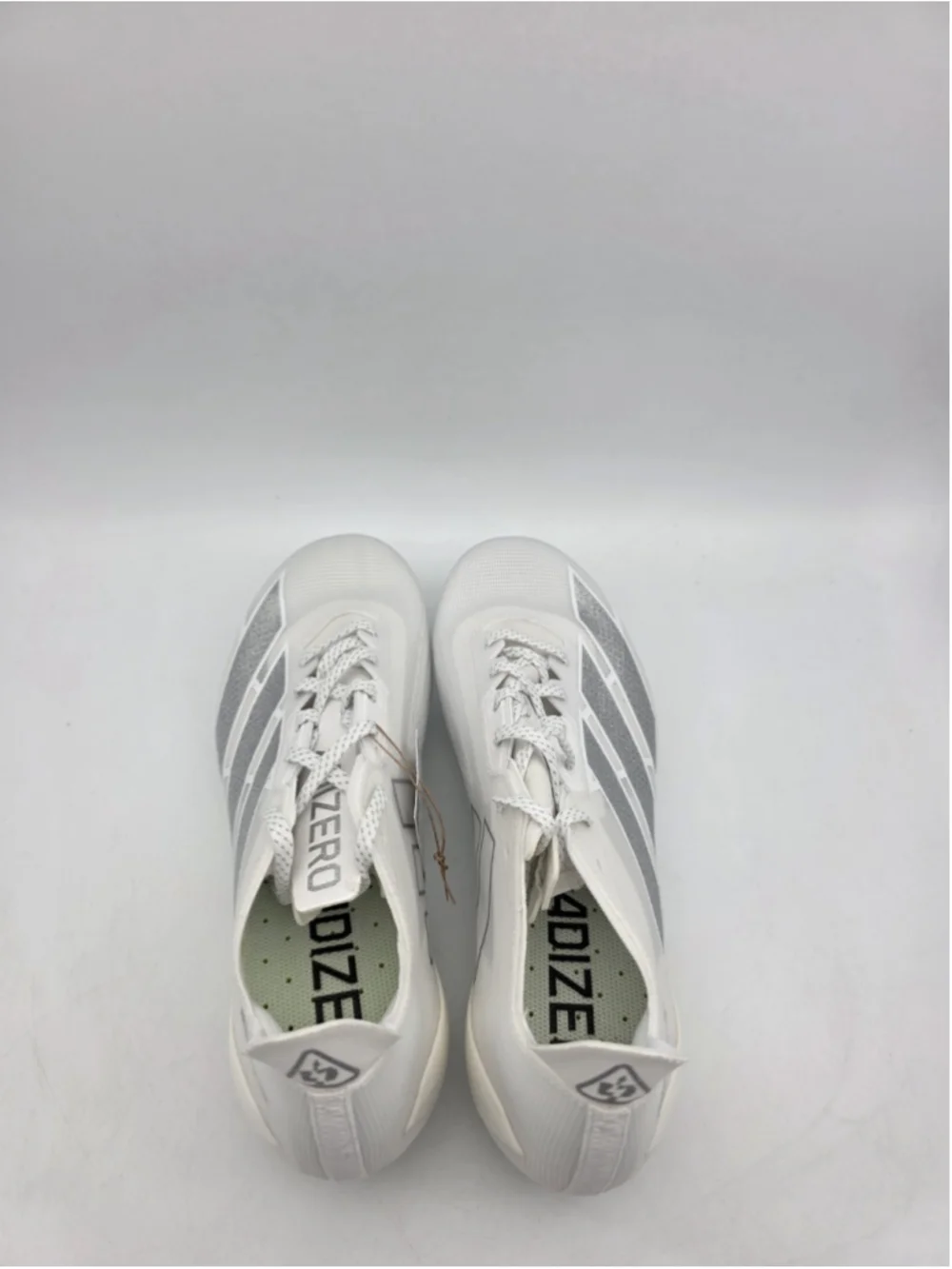 Adidas Adizero Electric Football Cleats Men's White Silver Shoes IE6286 Sz 8